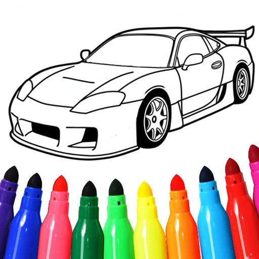 Jeux coloriage dessin voitures Mod