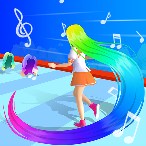Racing Hair - Music Dance 3D Mod